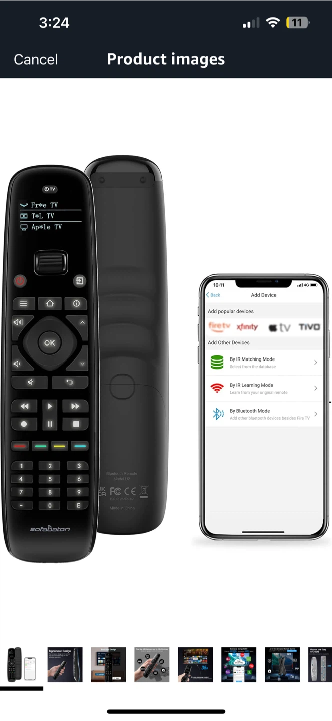 SofaBaton Universal Remote Control - photo 2