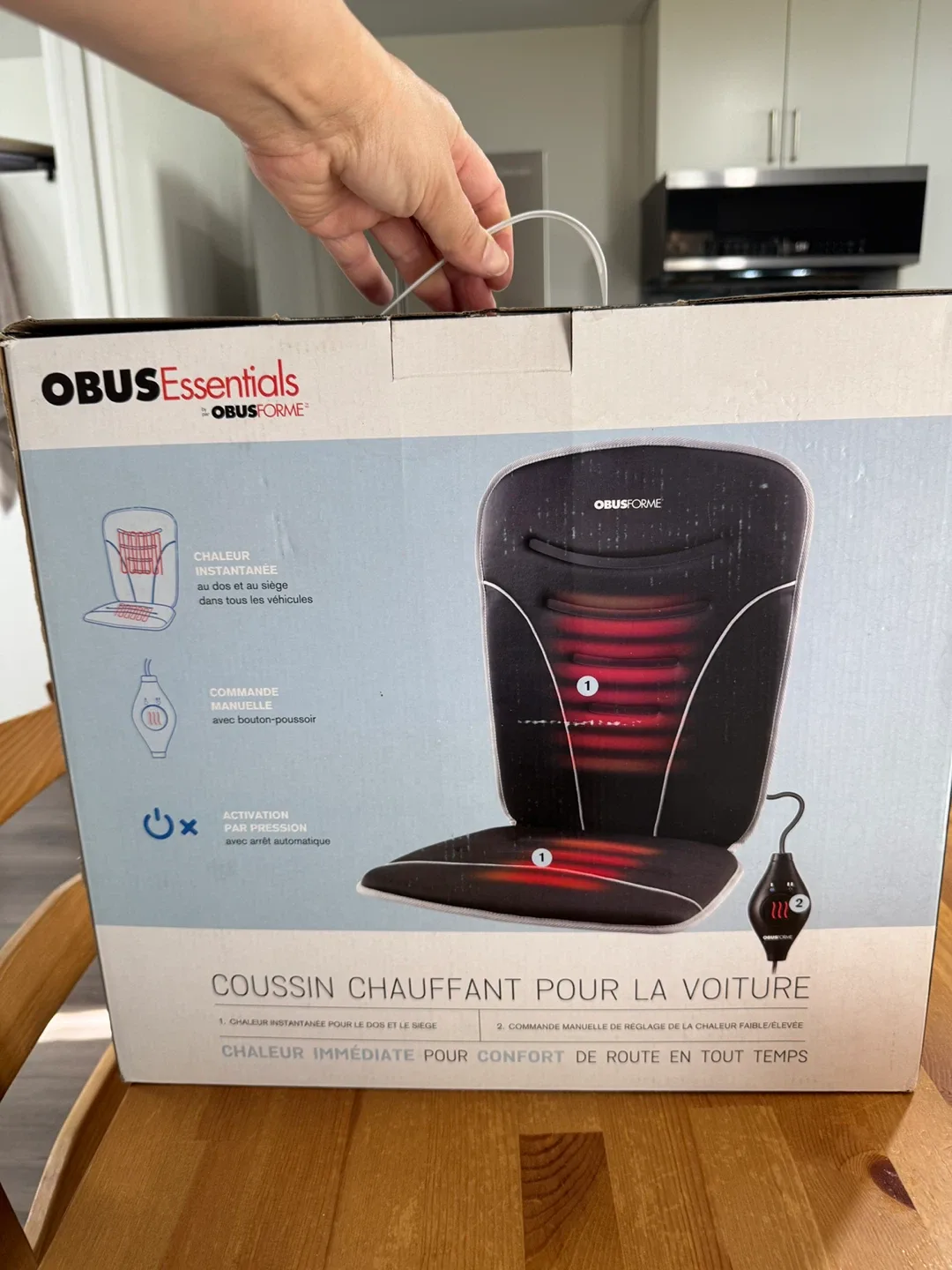 ObusForme Heated Car Cushion - New in Box! image indicator(4)