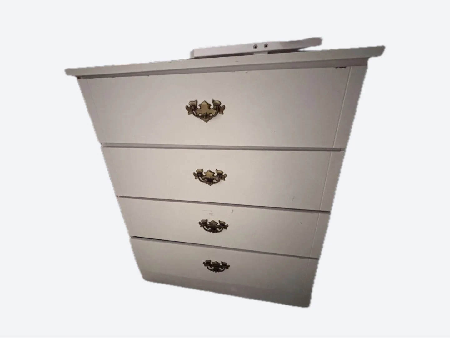 White 4-Drawer Dresser