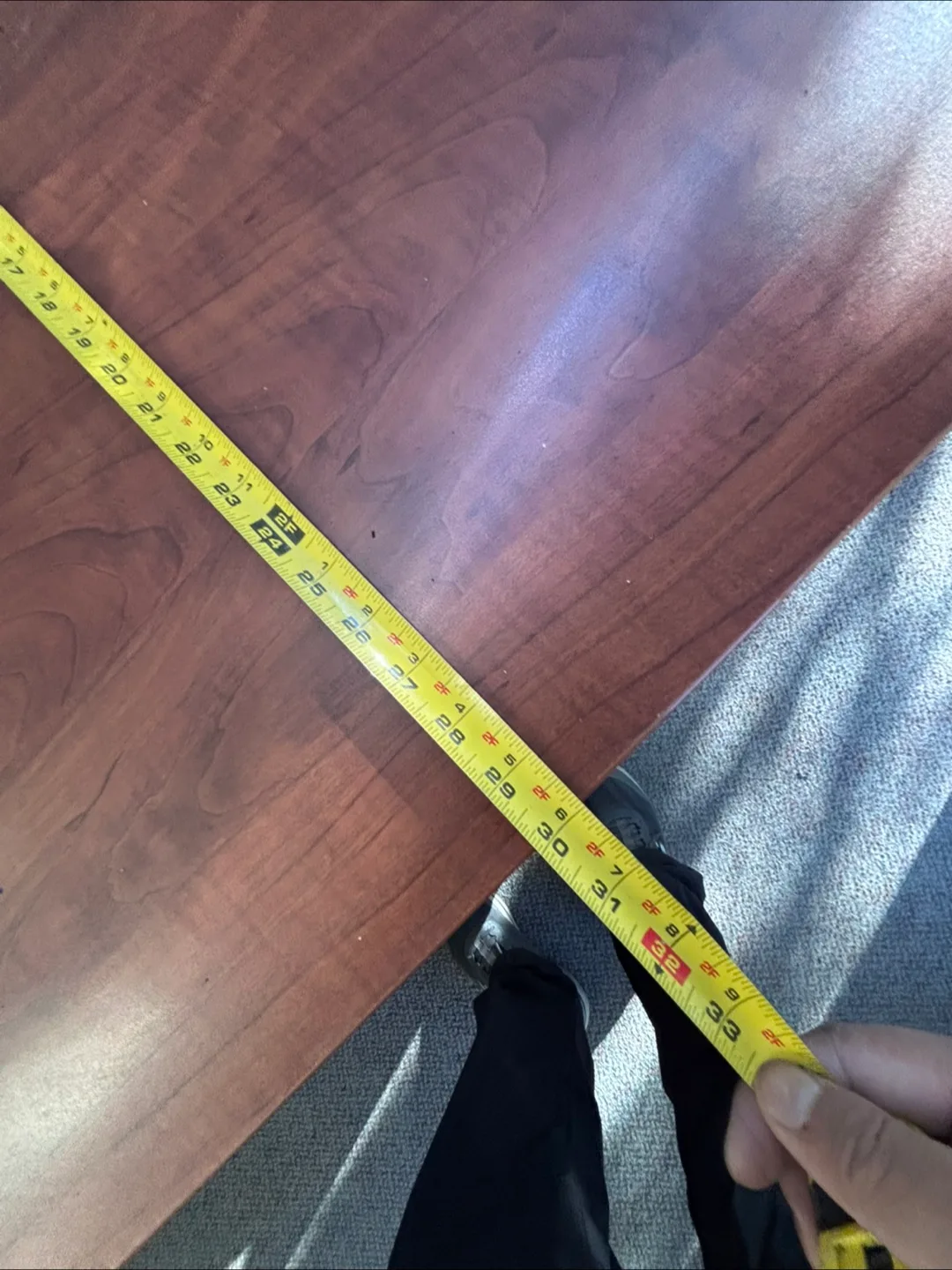 Brown Office Desk (60x32 inches) image indicator(3)