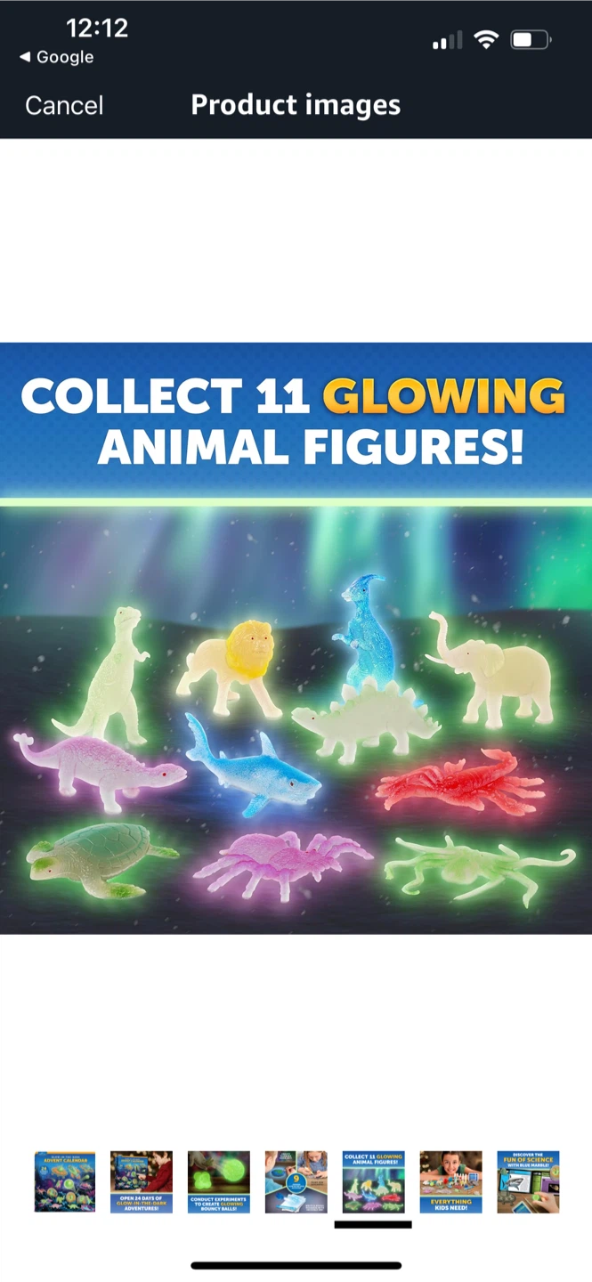 BluMarble Glow-in-the-Dark Advent Calendar - New - photo 3