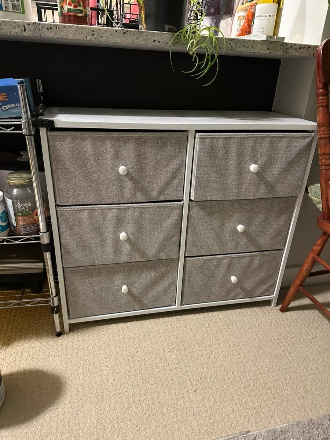 SONGMICS 6-Drawer Fabric Dresser