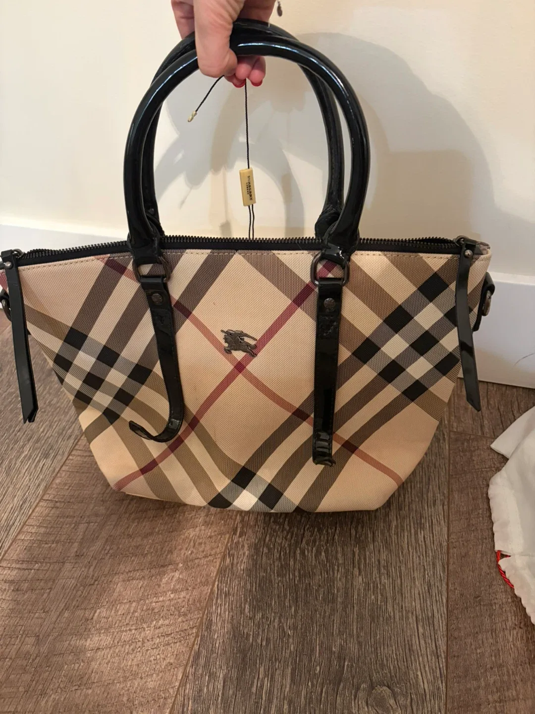 Burberry Plaid Handbag