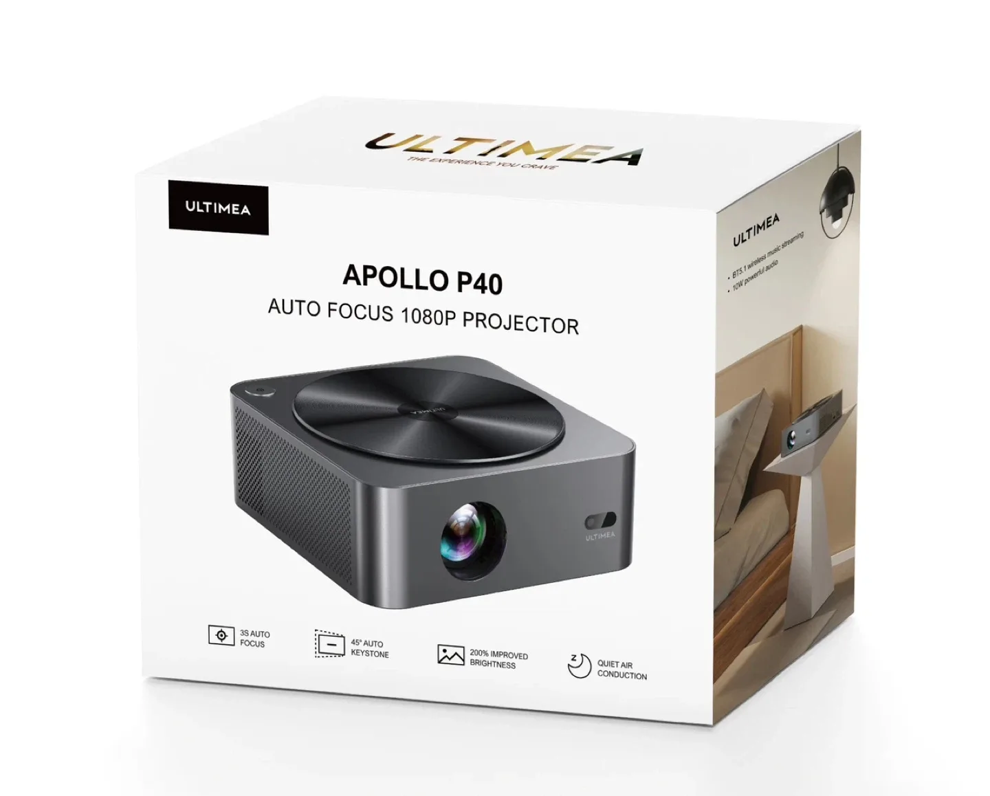 ULTIMEA Apollo P40 Auto Focus 1080P Projector image indicator(5)