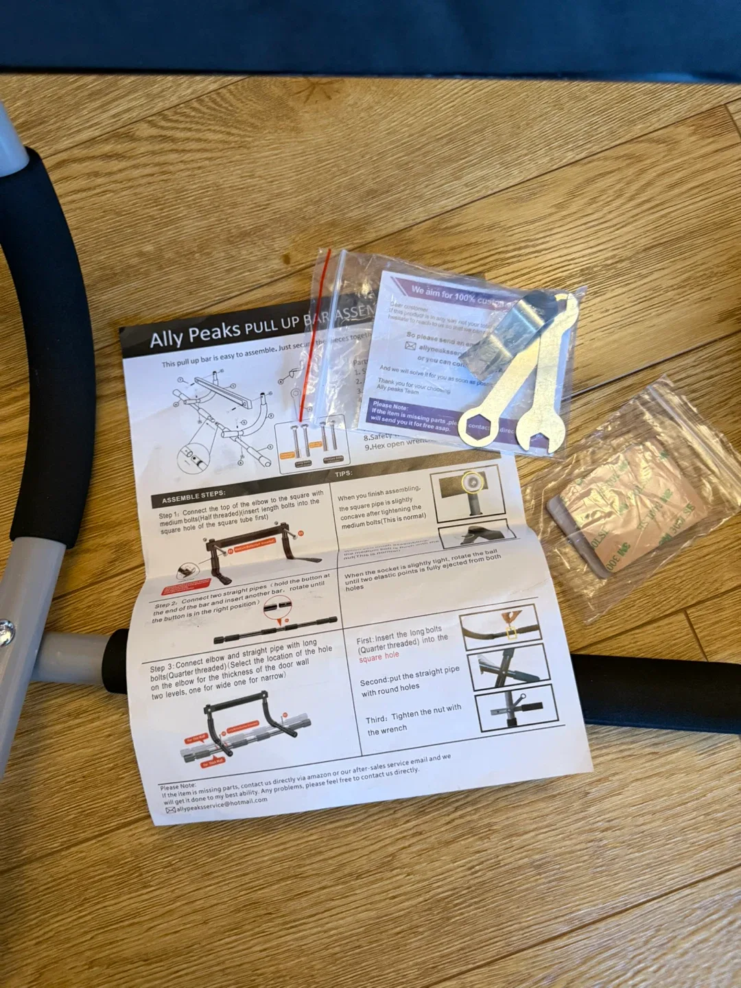 Ally Peaks Multi-Grip Pull Up Bar #cleanout image indicator(2)