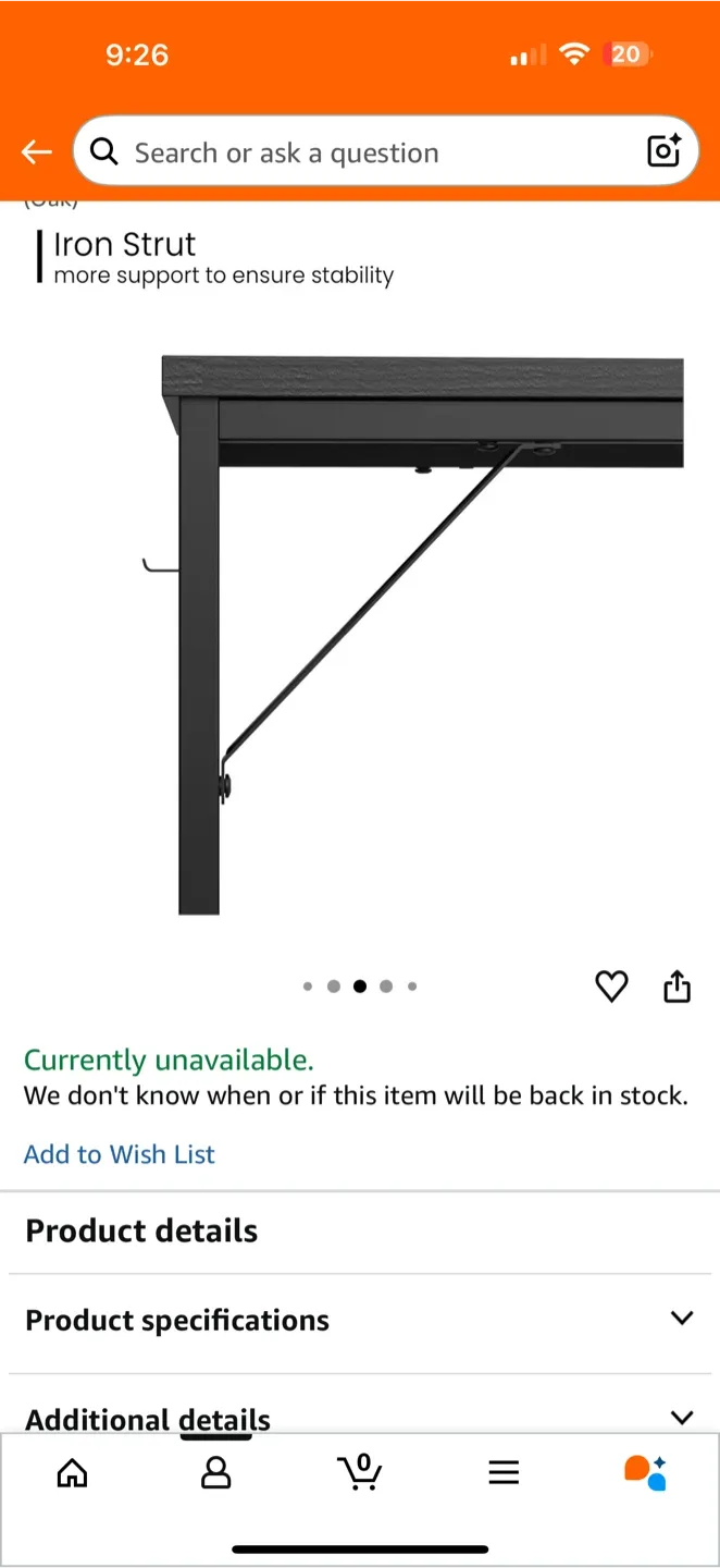 Panginc 40" Computer Desk - Home Office Desk image indicator(5)