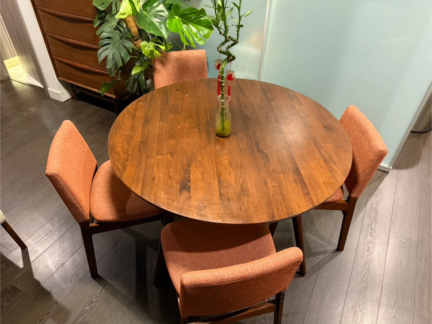Solid wood Dining Table + Chairs