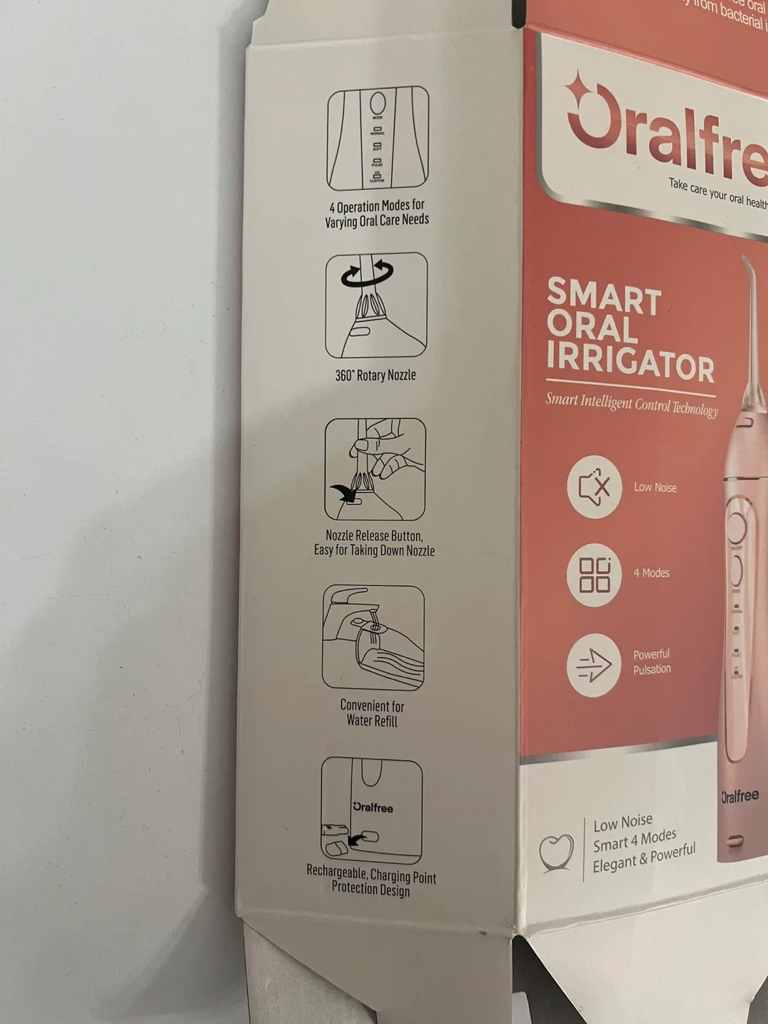 New Coslus Oral Irrigator 300ml Pink image indicator(5)