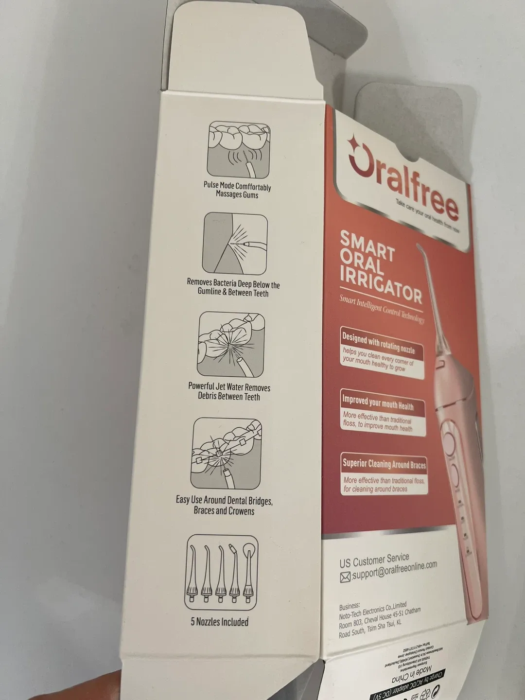 New Coslus Oral Irrigator 300ml Pink image indicator(4)