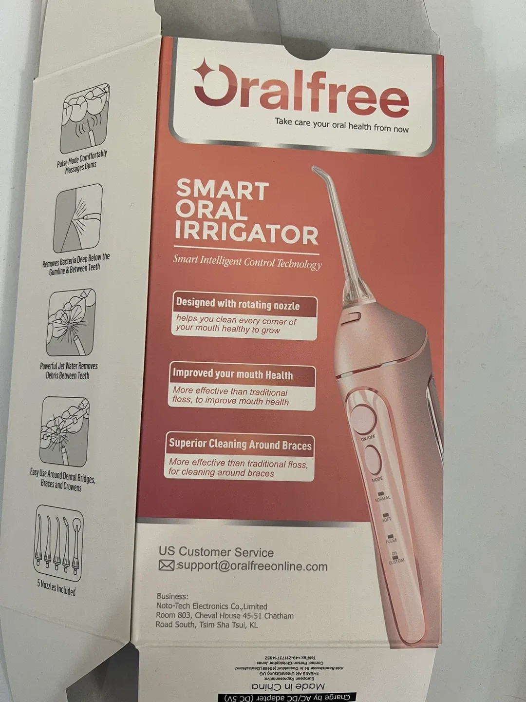 New Coslus Oral Irrigator 300ml Pink image indicator(7)