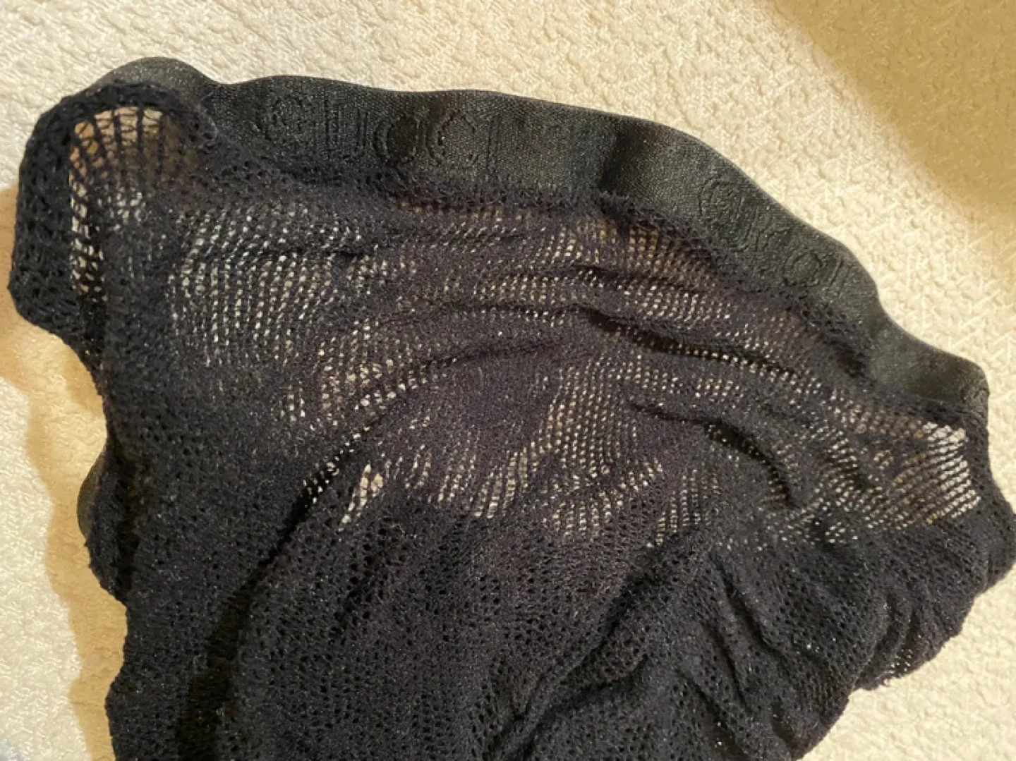 Gg stockings designer fishnet stretchy one size new image indicator(2)