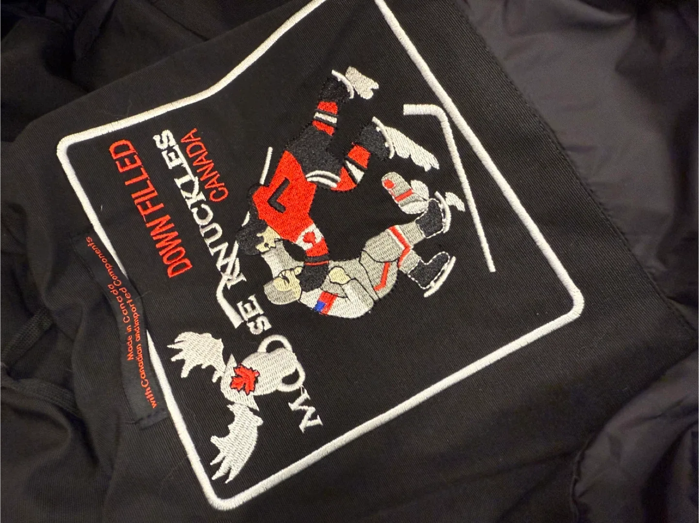 Moose Knuckles Down Filled Bomber Jacket - M image indicator(4)