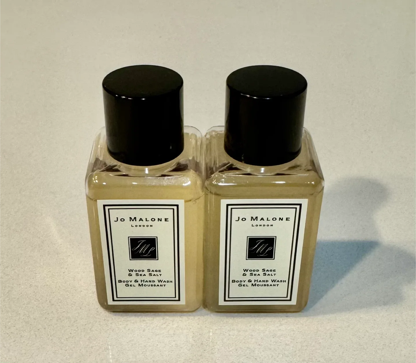 2 Bottles_Jo Malone Wood Sage & Sea Salt Body & Hand Wash_15ml*2