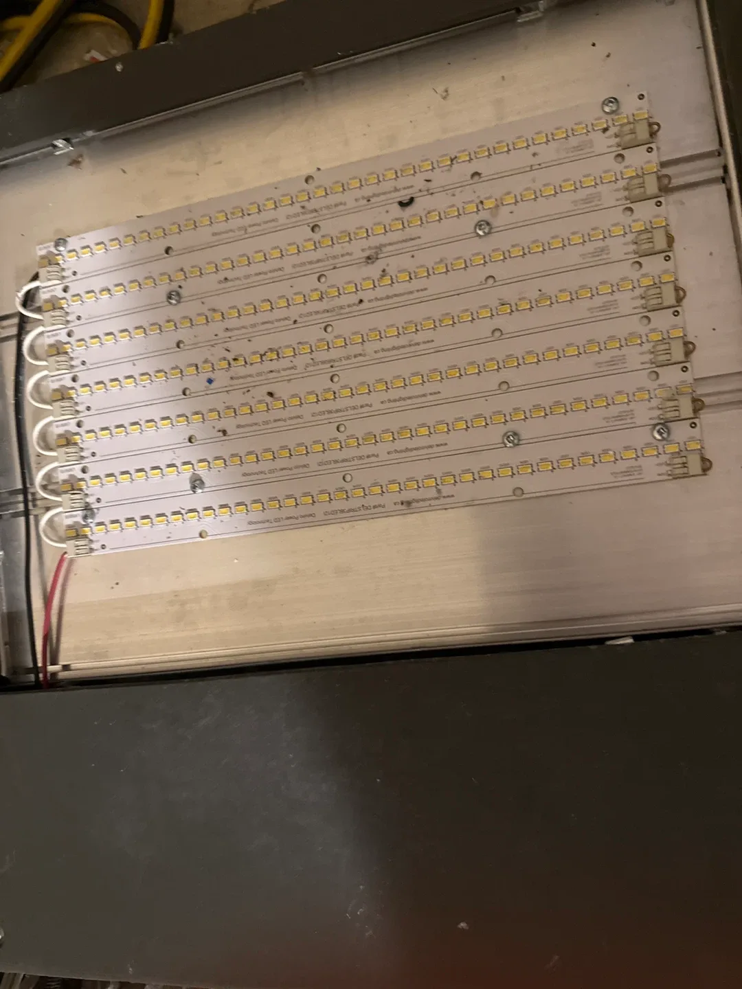 LED parking lot light with transformer