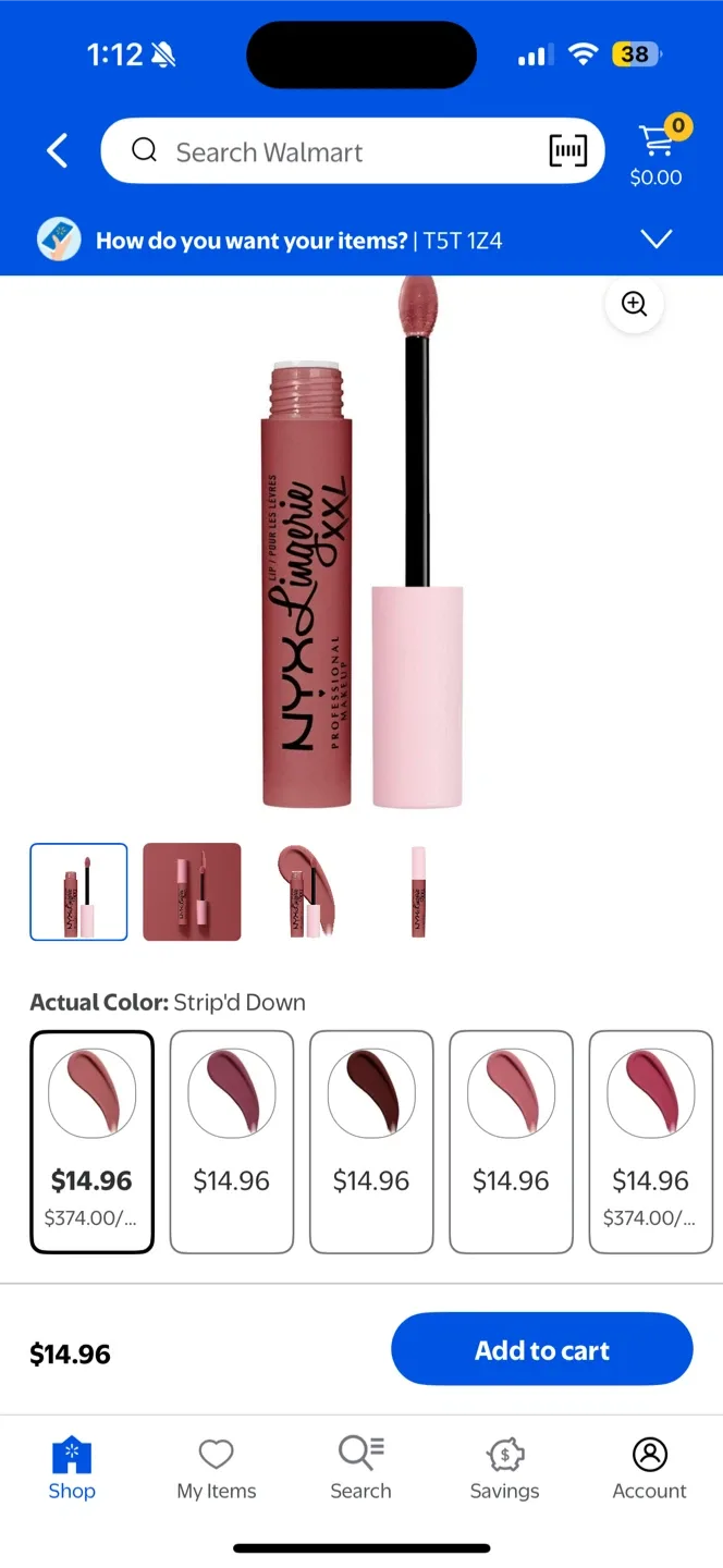 NYX Lingerie XXL Lip Gloss - Strip'd Down