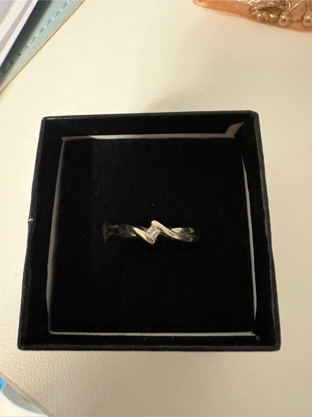 Ladies' 10K White Gold Diamond Ring  0.10.CT.ER image indicator(4)