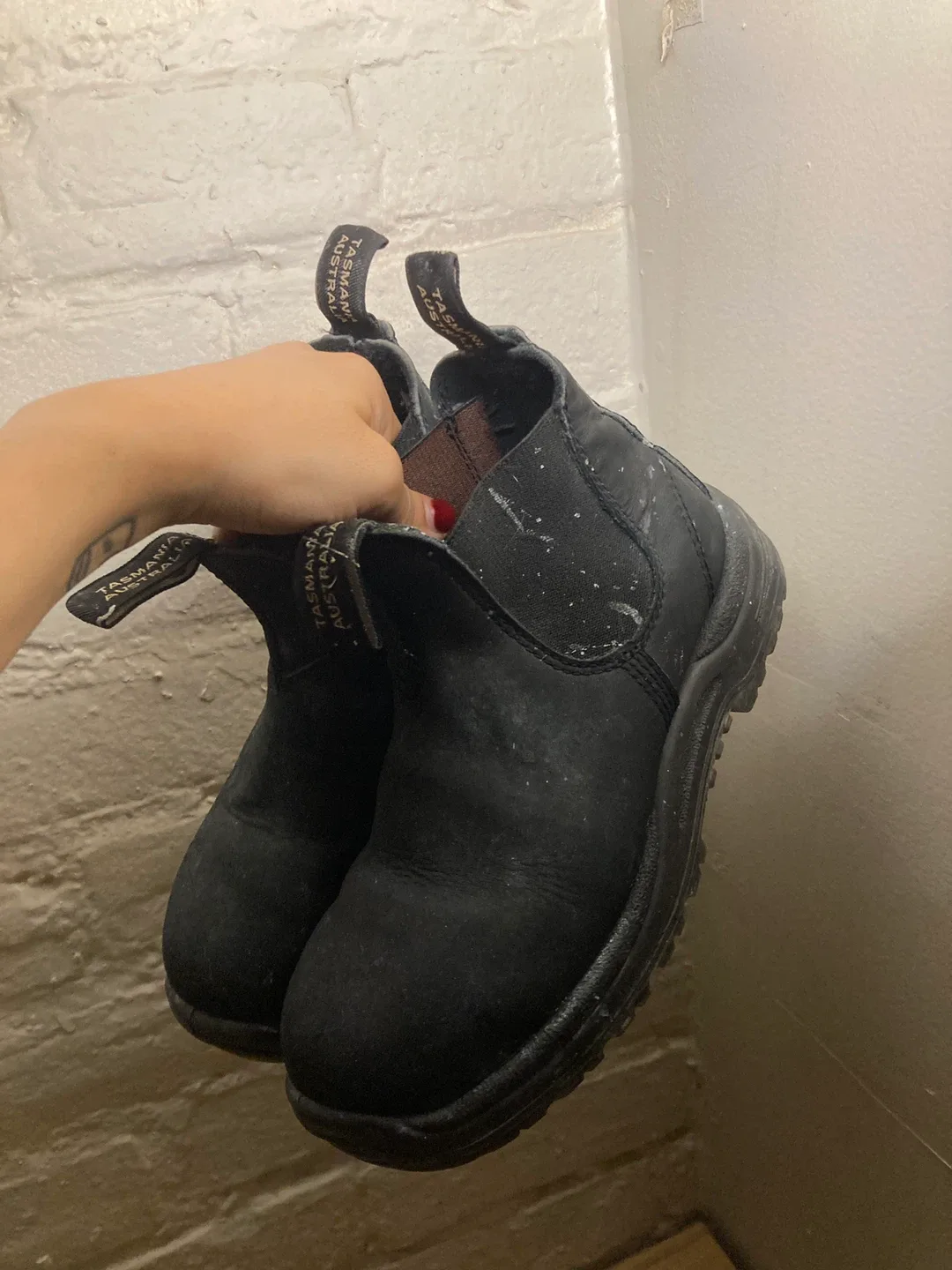 Blundstone Black Steel Toe Safety Boots Size 6.5 image indicator(2)