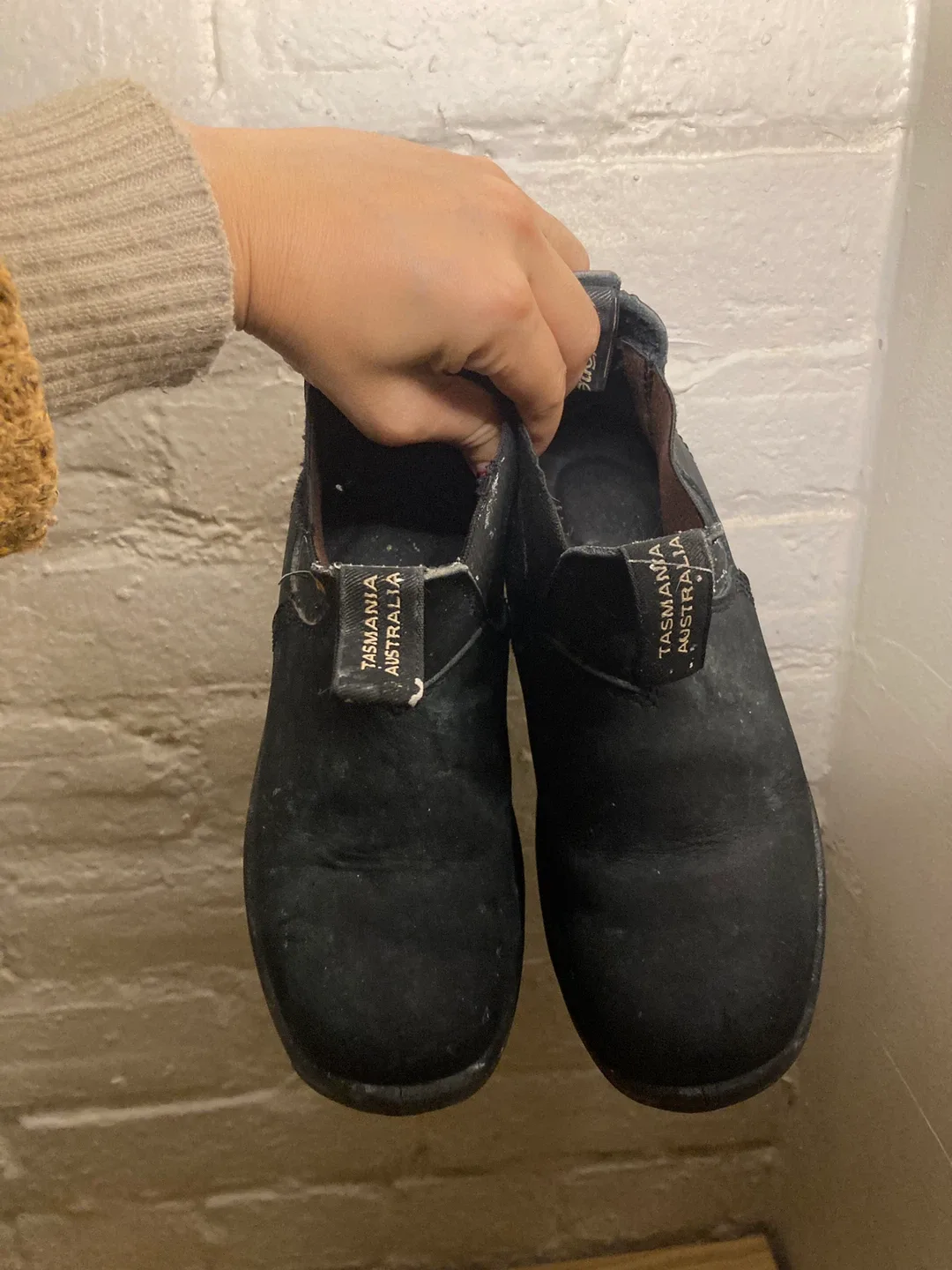 Blundstone Black Steel Toe Safety Boots Size 6.5 image indicator(4)