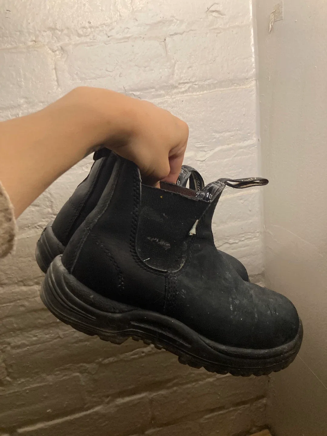 Blundstone Black Steel Toe Safety Boots Size 6.5