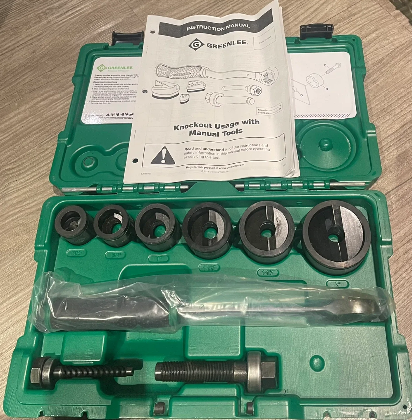 2 Sets Greenlee Punch Driver Kits image indicator(3)