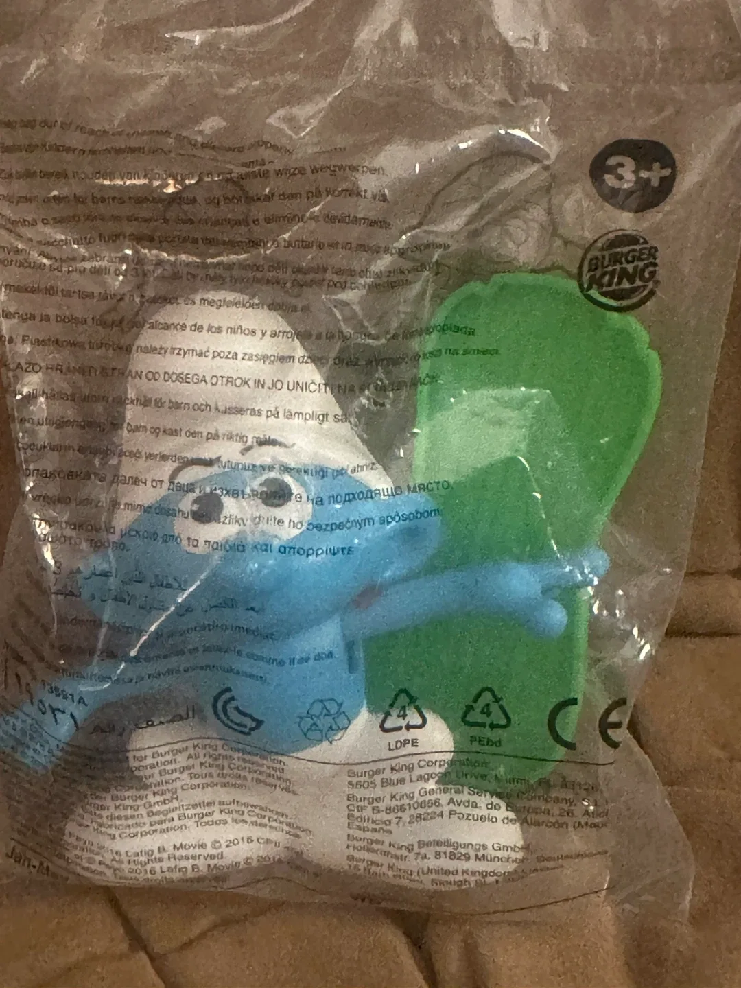 Burger King Smurfs Toy - New! image indicator(3)