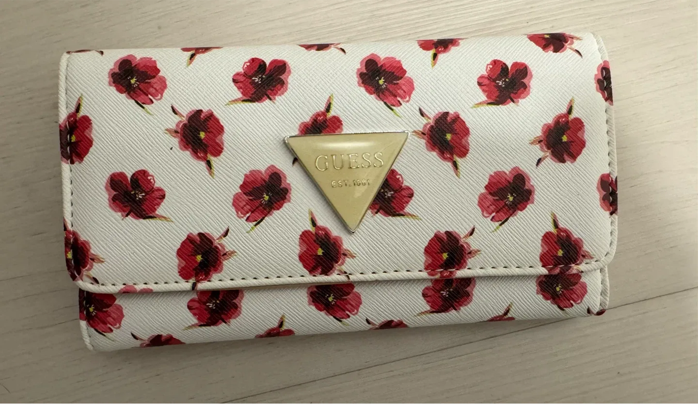 Guess Floral Print Wallet