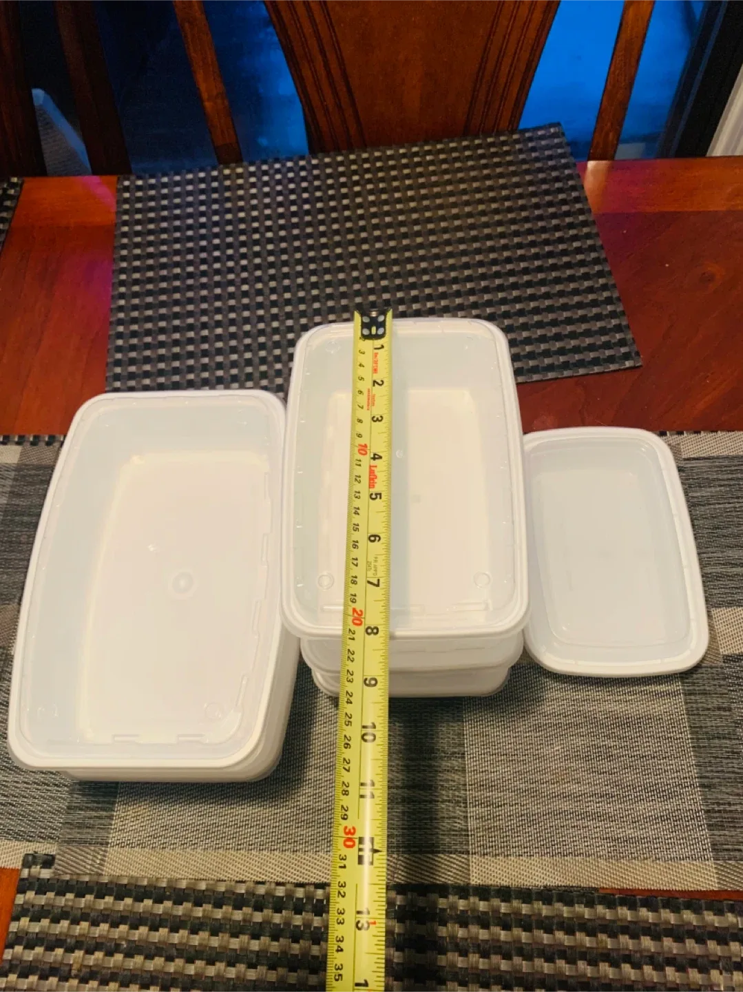 17 reusable Plastic Containers / Storage with FREE cutlery image indicator(4)