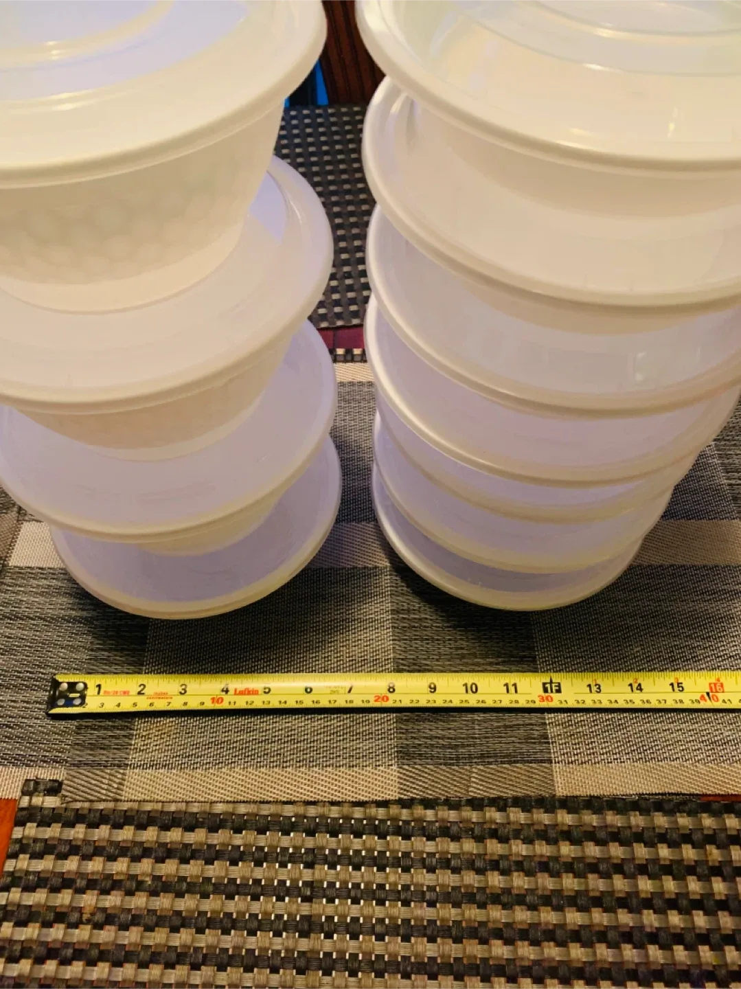 17 reusable Plastic Containers / Storage with FREE cutlery image indicator(5)