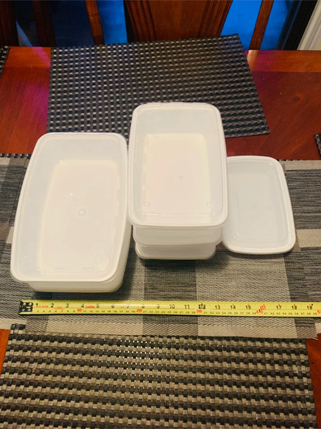 17 reusable Plastic Containers / Storage with FREE cutlery image indicator(2)