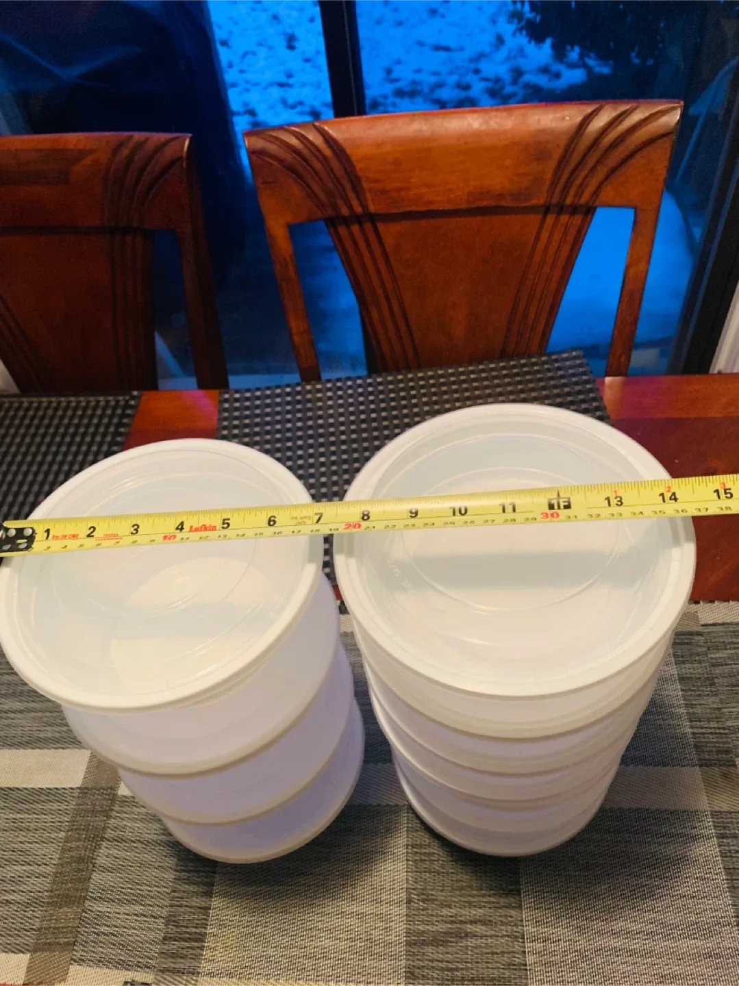 17 reusable Plastic Containers / Storage with FREE cutlery image indicator(7)