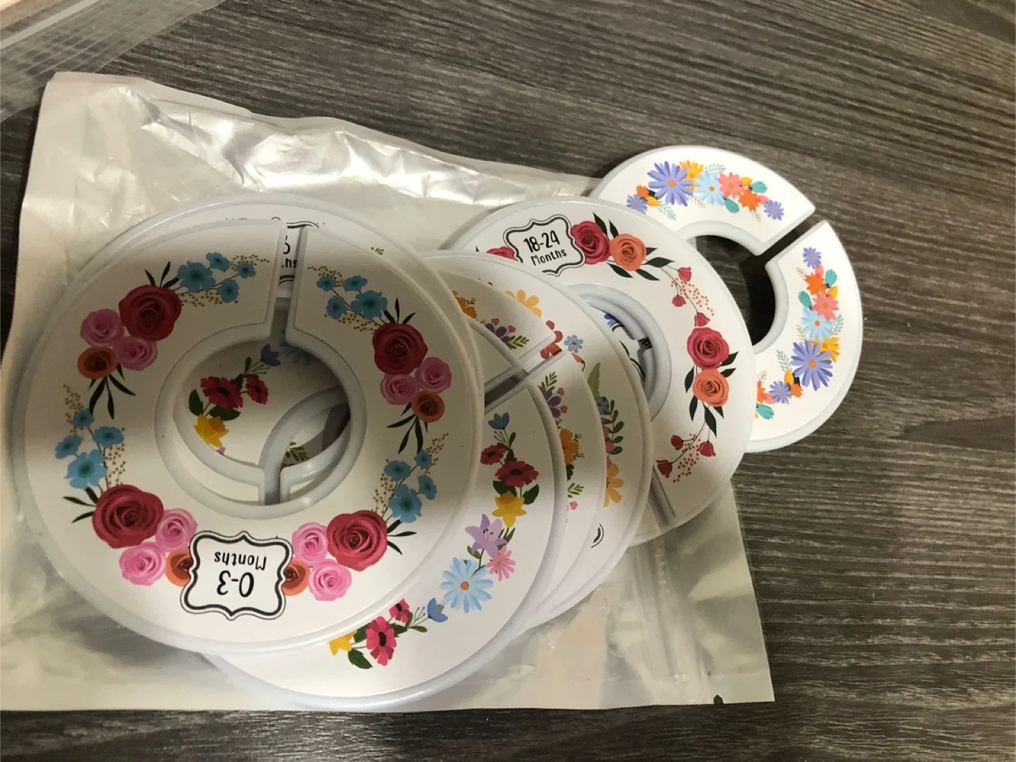 Baby Closet Dividers - Floral Theme
