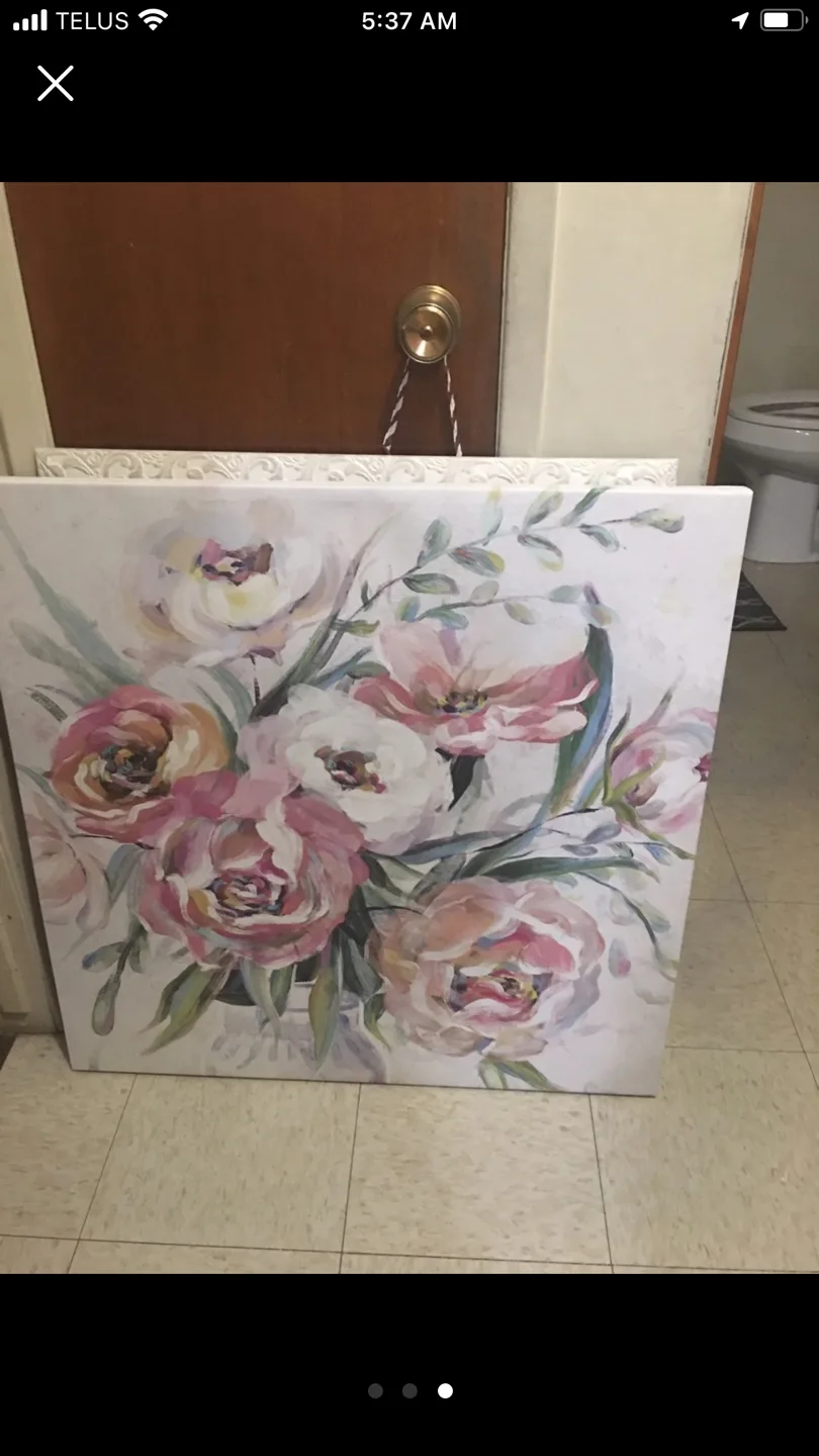 Floral Canvas Wall Art