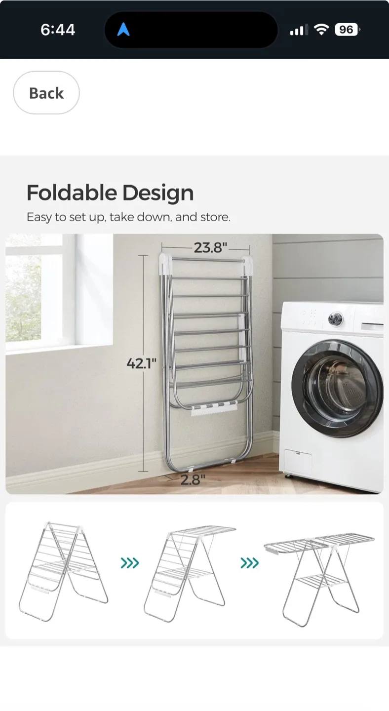 Clothes Drying Rack image indicator(6)