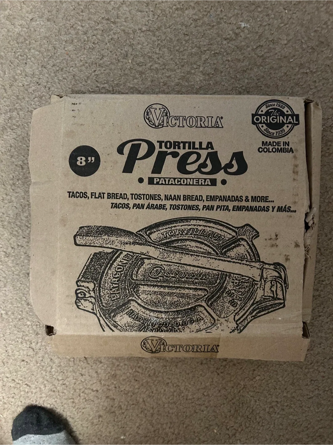 Victoria 8" Tortilla Press - Pataconera image indicator(2)