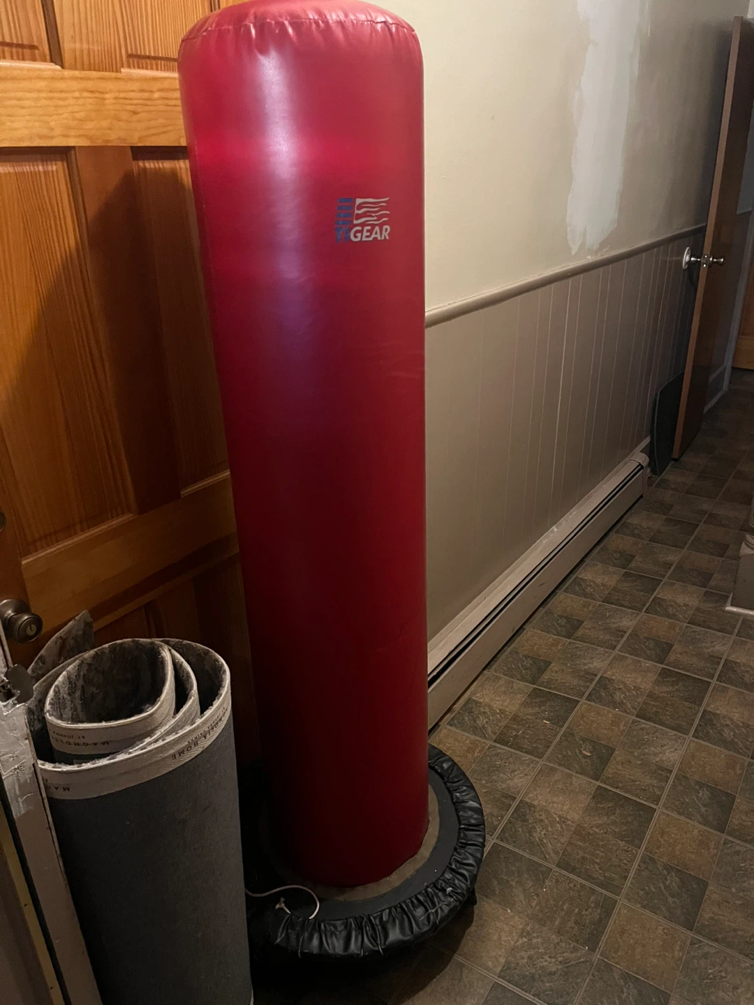 FIT GEAR Red Punching Bag