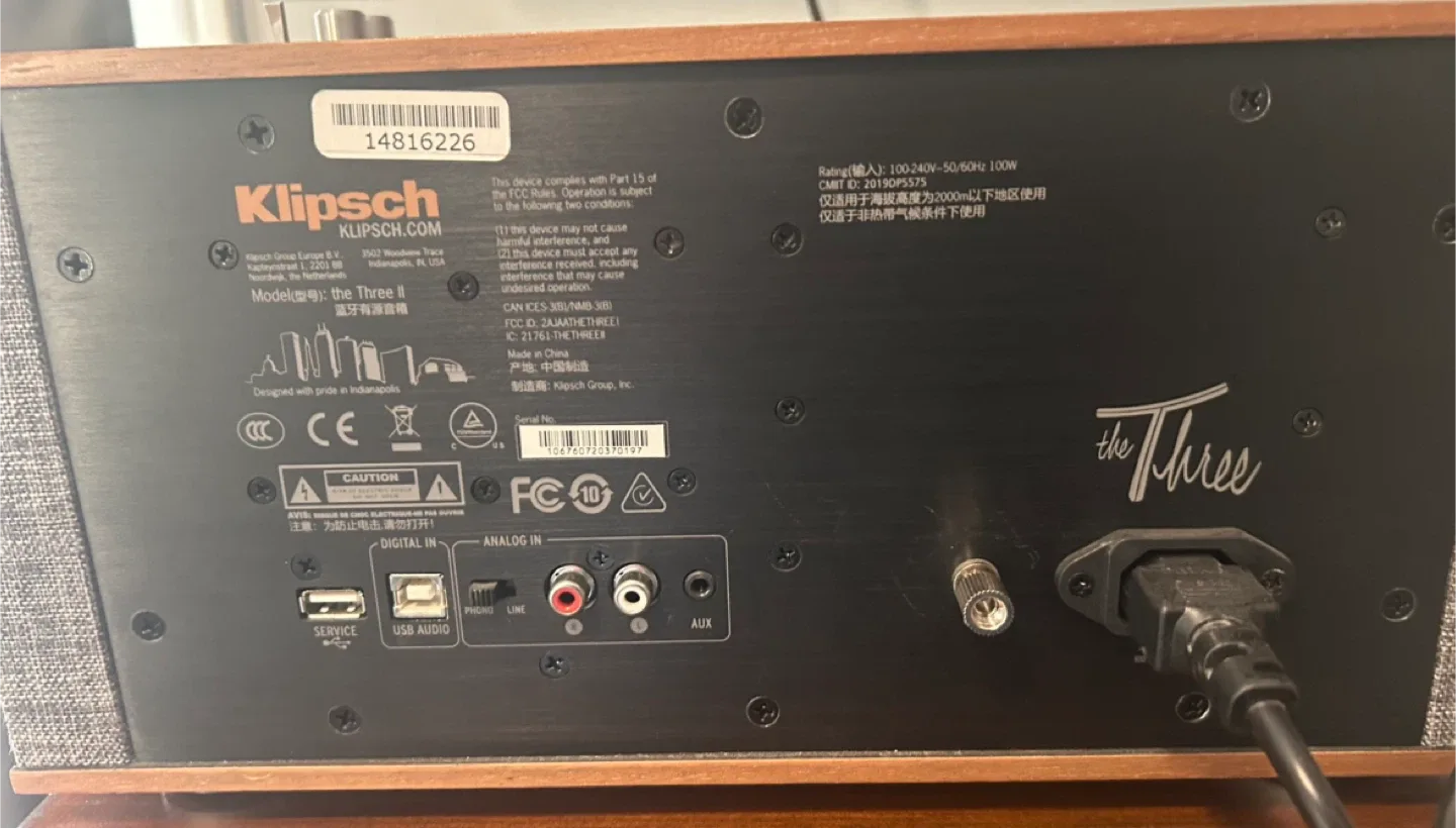Klipsch The Three II image indicator(4)