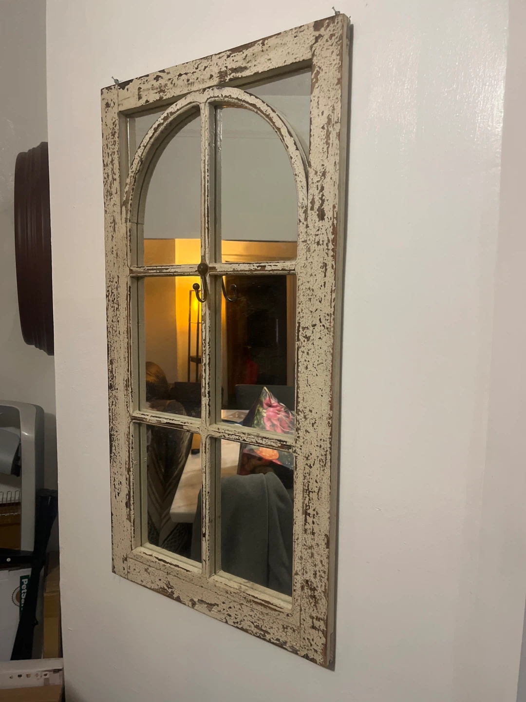 Vintage Window Pane Mirror