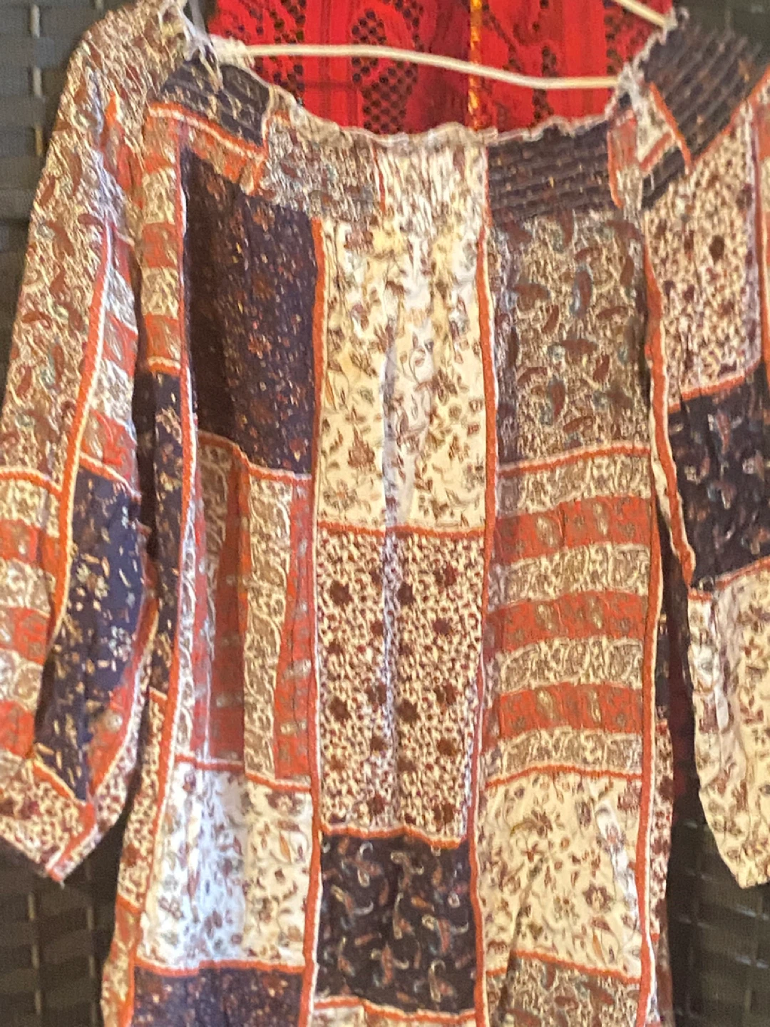 Colorful Patchwork Blouse