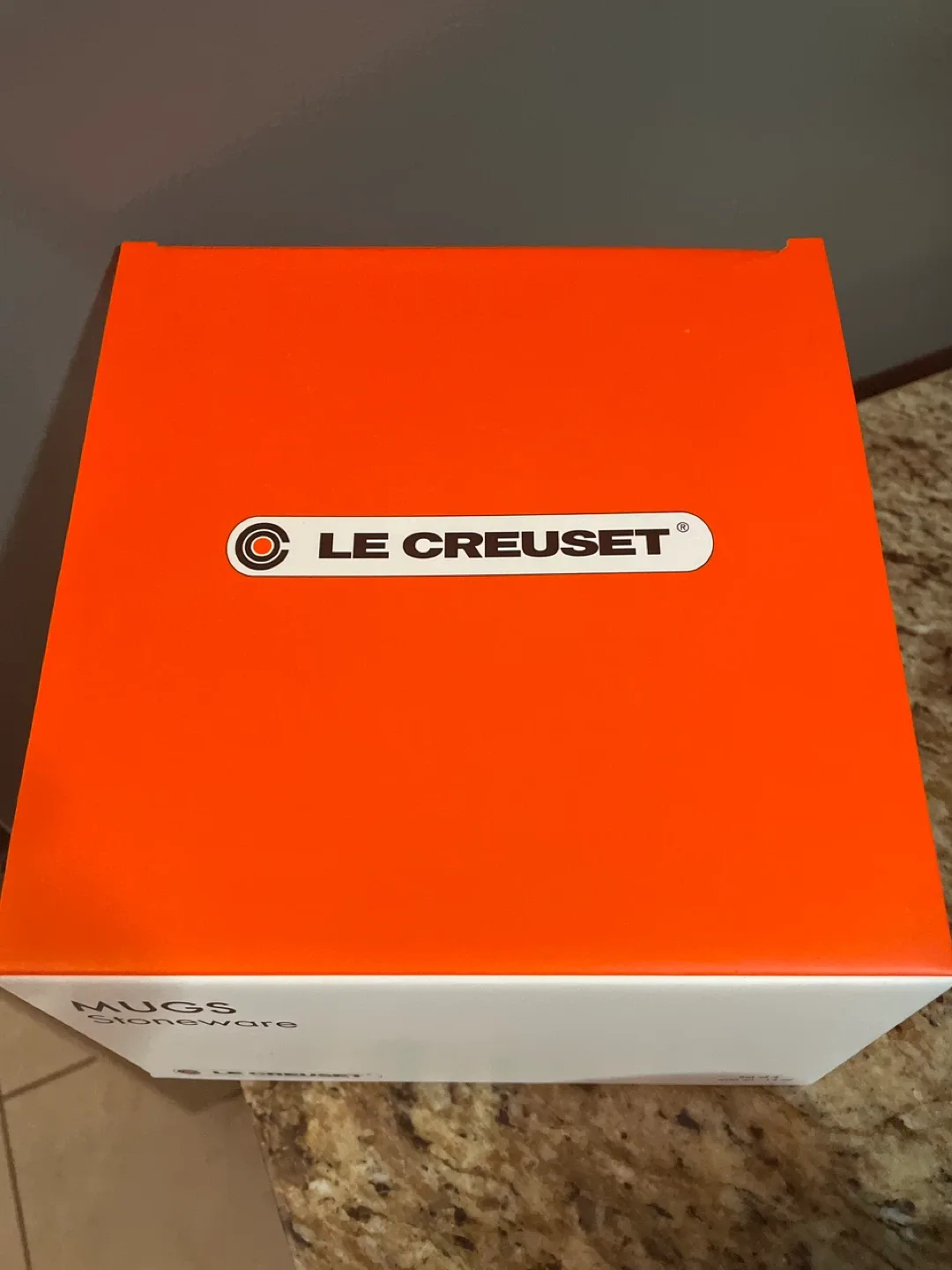 Le Creuset Red Stoneware Mugs (Set of 4) - New in Box! image indicator(2)