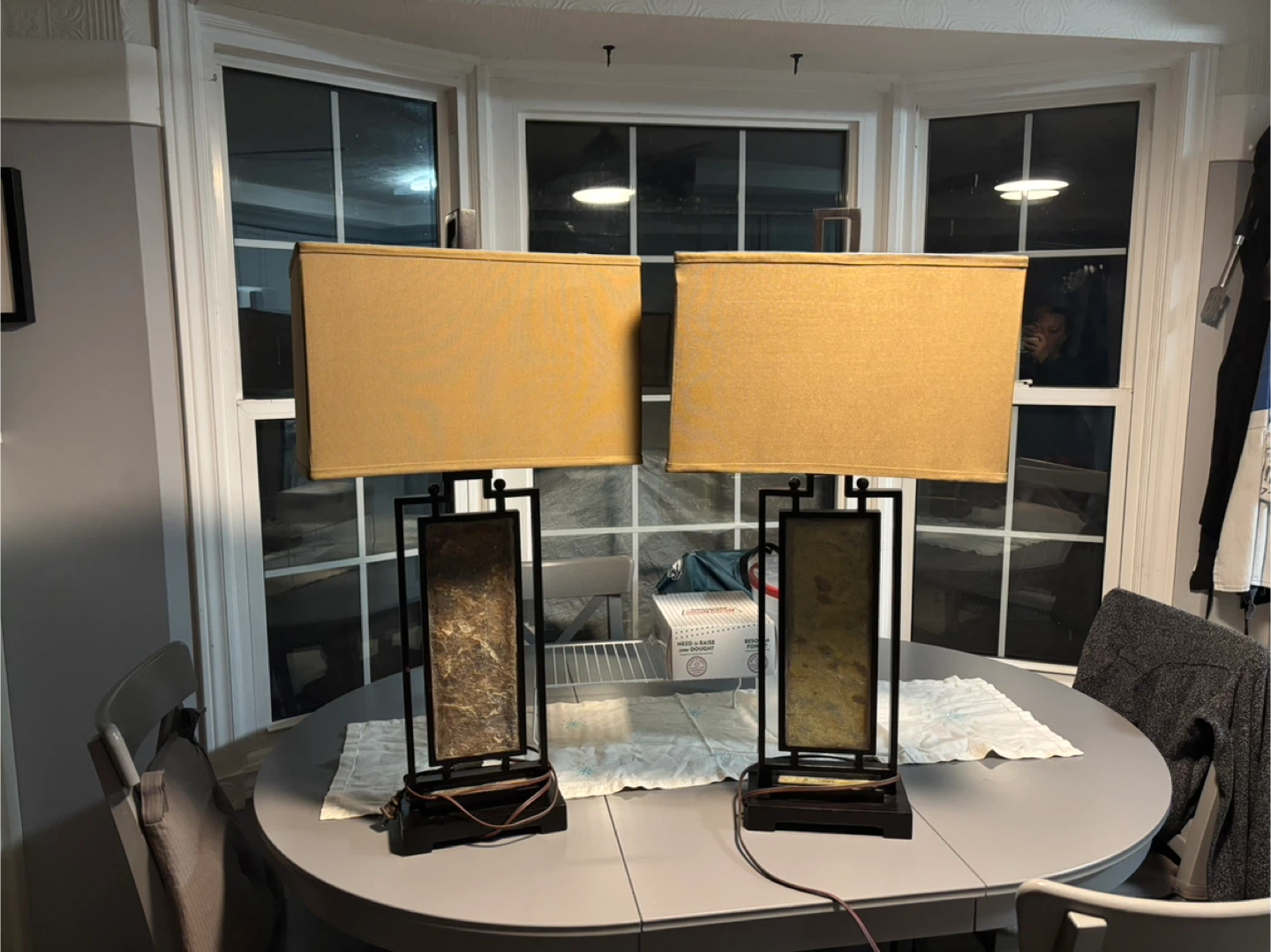 Pair of UTTERMOST LIGHTING Table Lamps with Shades