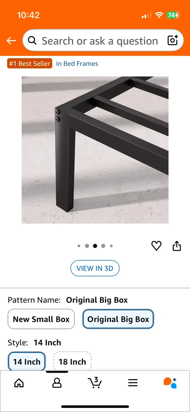 Twin Bed Frame image indicator(2)