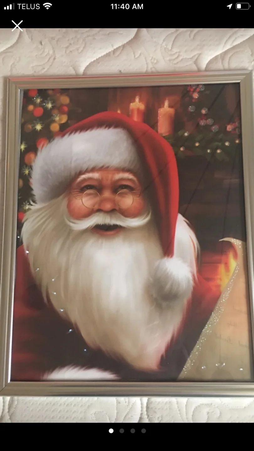 Santa Claus Framed Picture