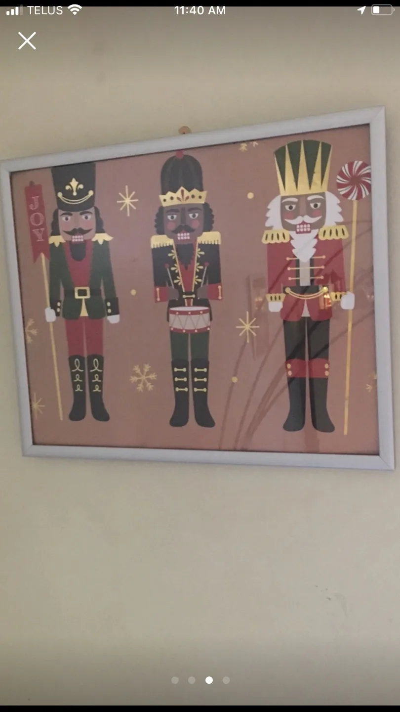 Nutcracker Soldier Print in Frame