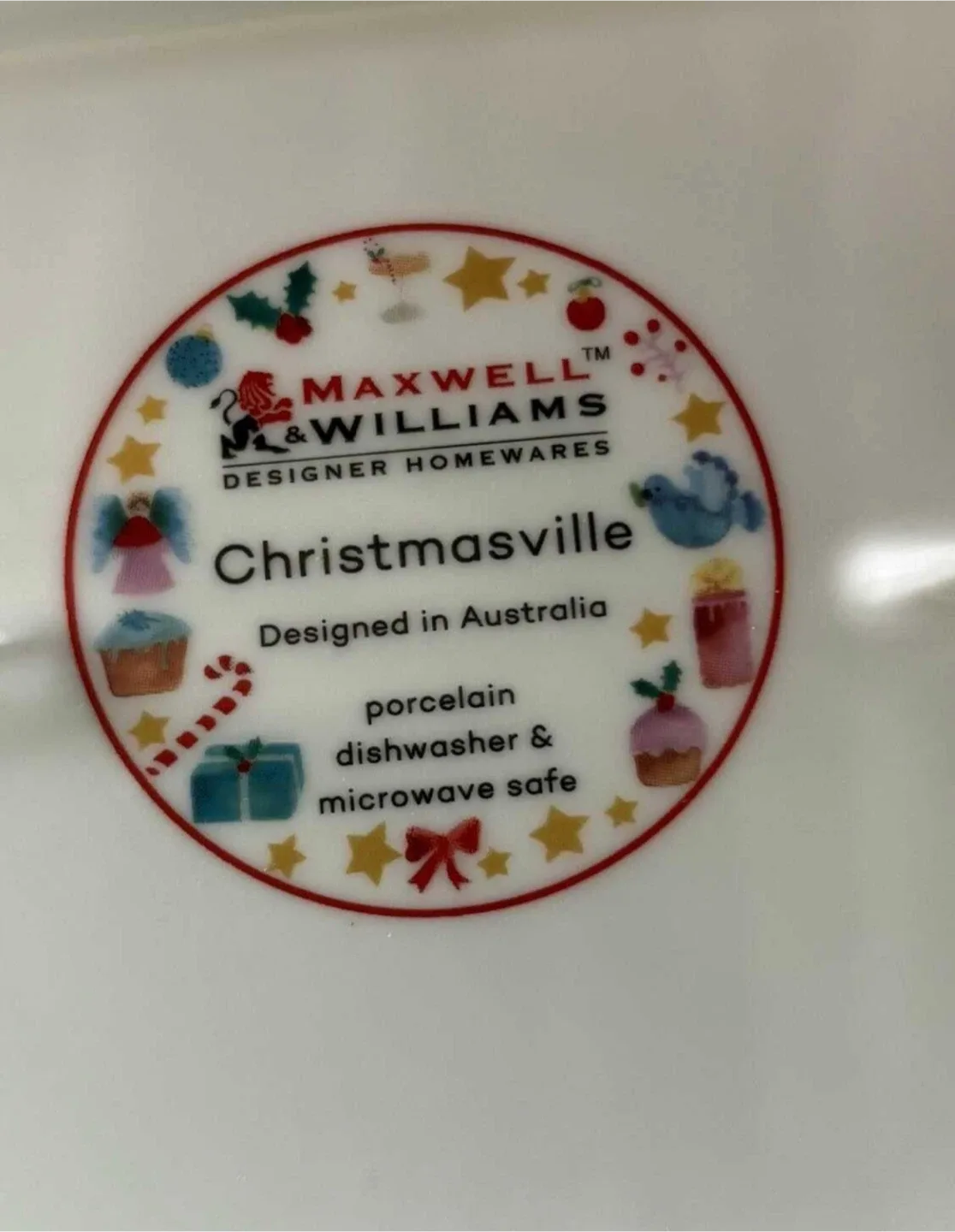 Maxwell & Williams Christmasville Oblong Platter - New in Box! image indicator(5)