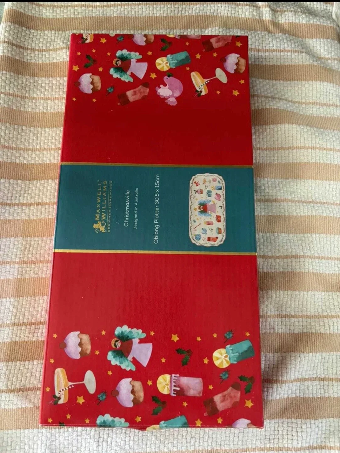 Maxwell & Williams Christmasville Oblong Platter - New in Box!