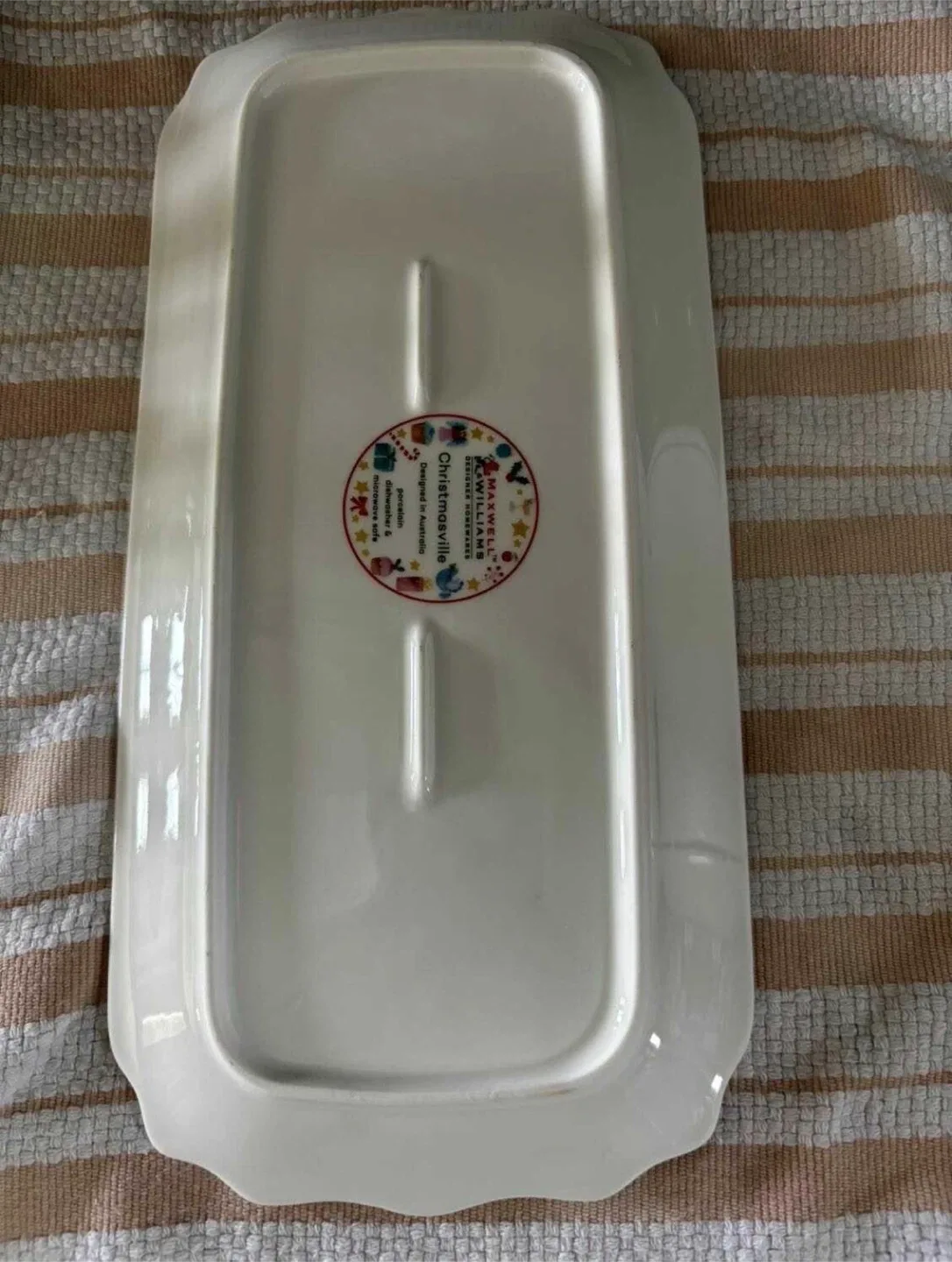 Maxwell & Williams Christmasville Oblong Platter - New in Box! image indicator(4)