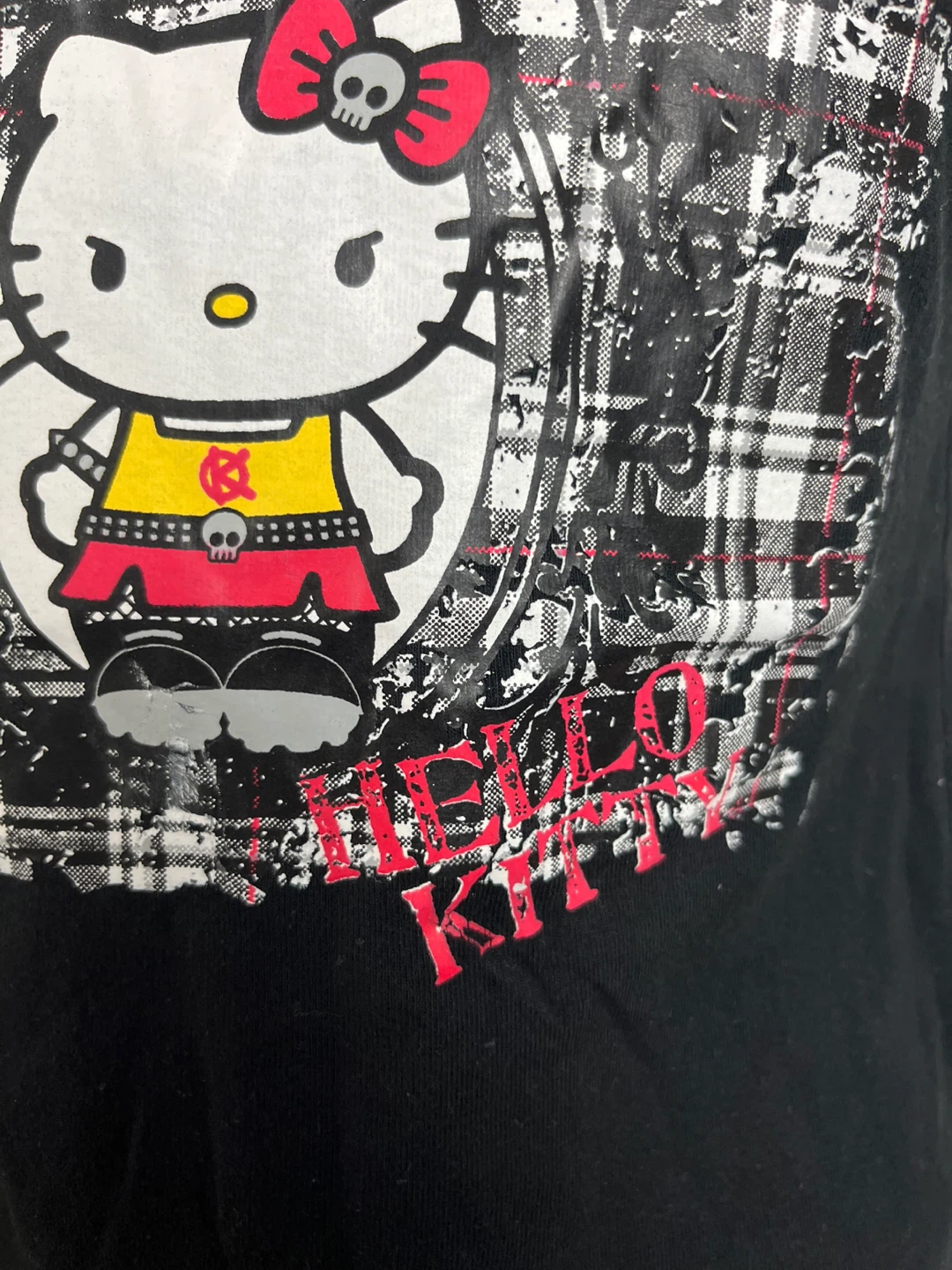 Sanrio Hello Kitty Black Tank Top - Size L - photo 2