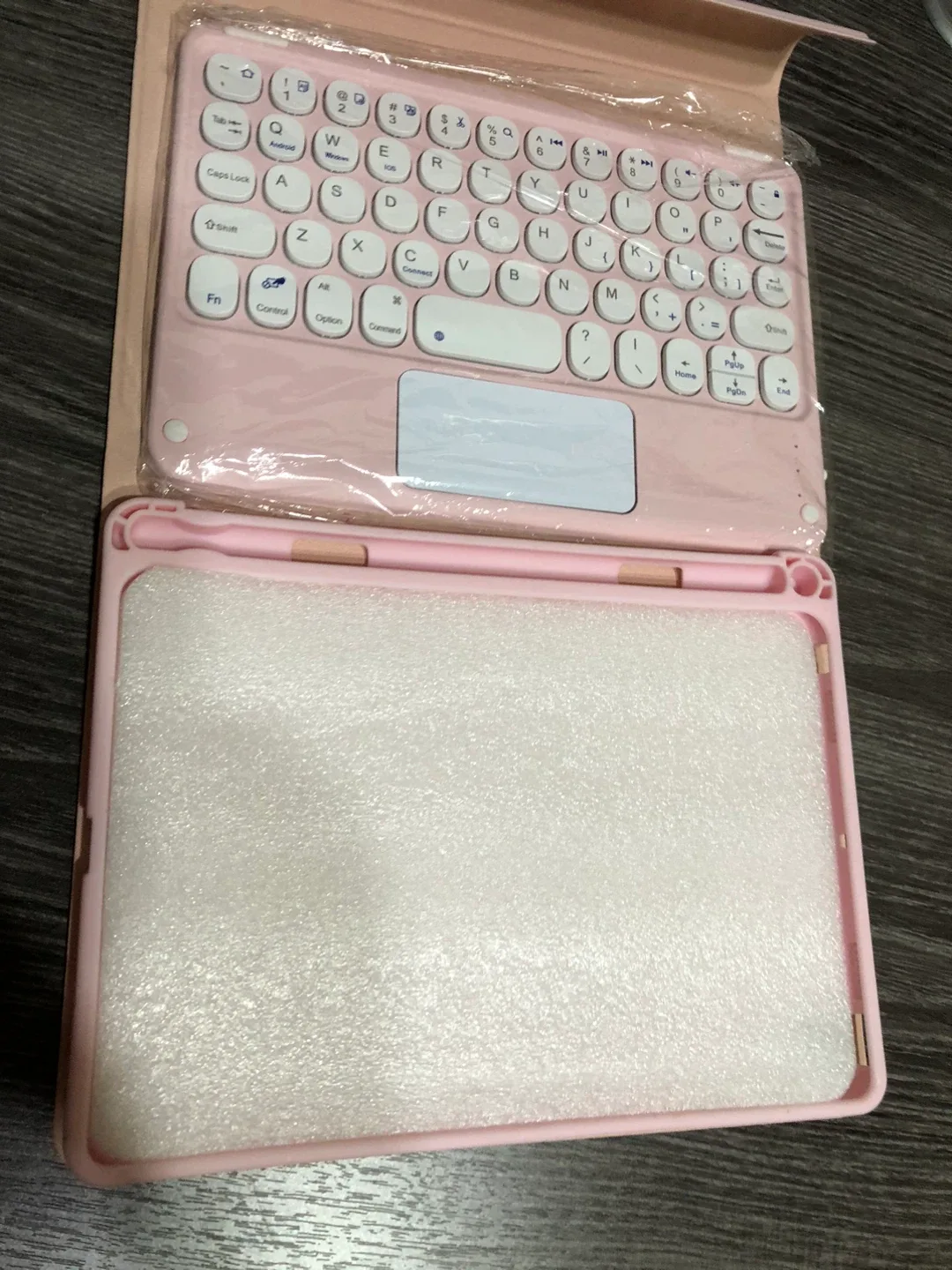 Pink Tablet Keyboard Case - New