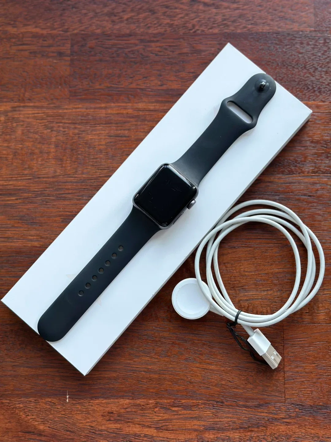 Apple Watch Series 3 with charger