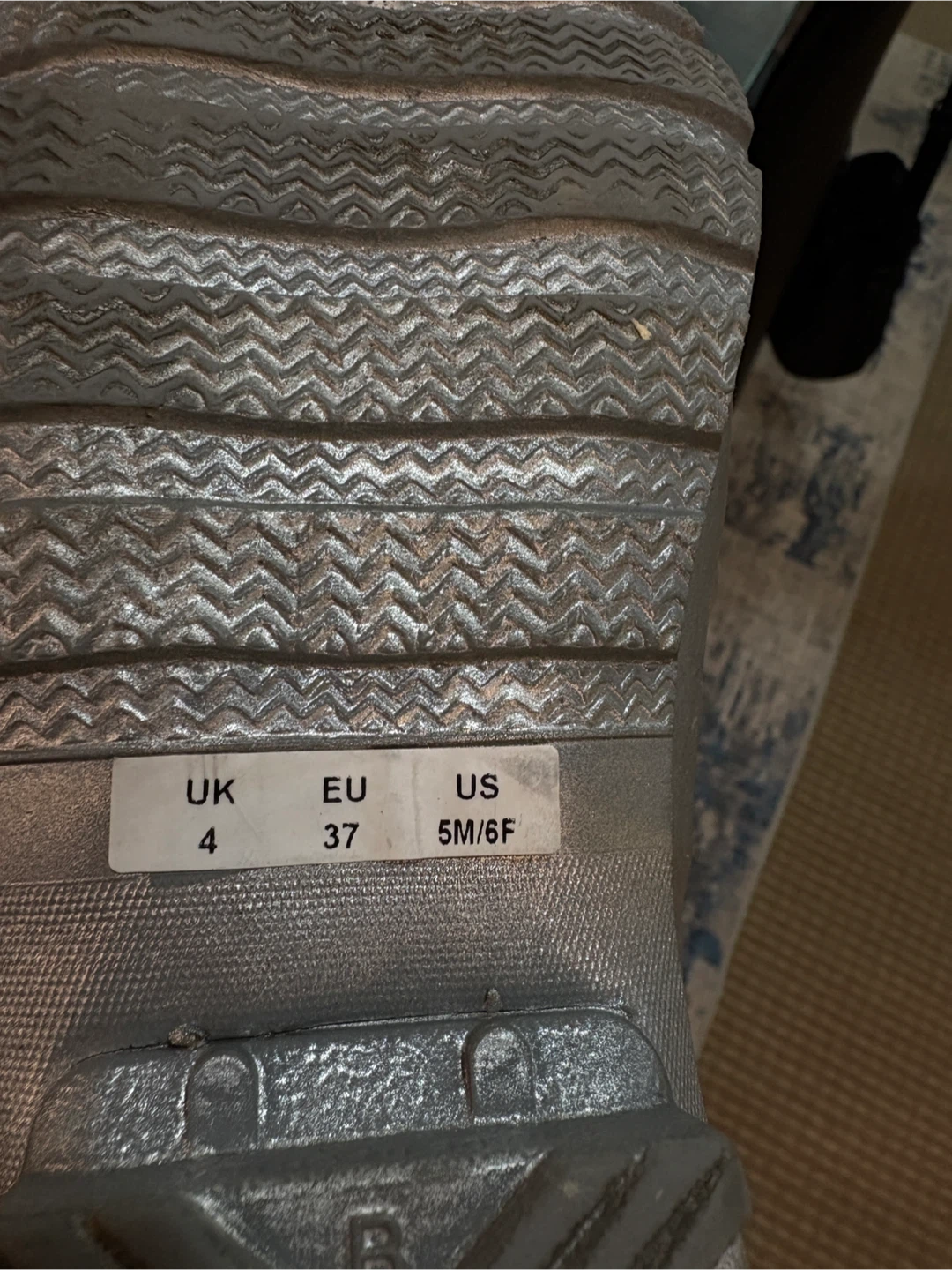 Hunter Silver Rain Boots - US Women's 6 - photo 5